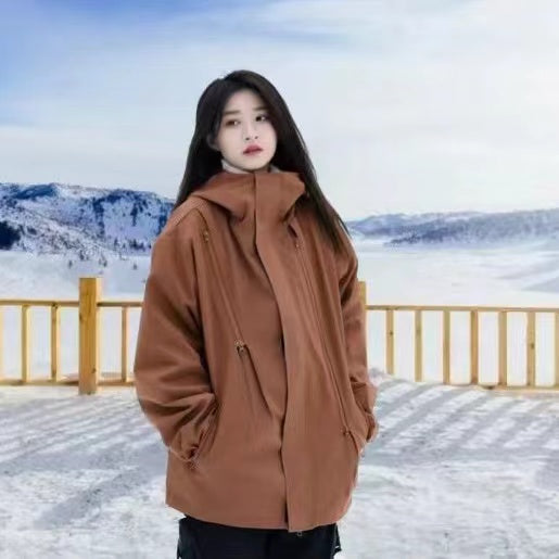 New Mid-Length Over-the-Knee Windbreaker for Spring and Autumn 2026, Korean-style Popular Fashionable and Stylish Coat for Students