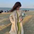 New Mid-Length Over-the-Knee Windbreaker for Spring and Autumn 2026, Korean-style Popular Fashionable and Stylish Coat for Students